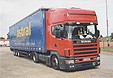 Scania 144 L Gardinenplanensattelzug