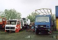 Magirus 80-13 Pritschen-Lkw u. Mercedes NG-Fahrerhaus