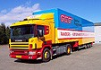 Scania 114L Volumen-Koffersattelzug